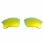 HKUCO Blue+Black+24K Gold Polarized Replacement Lenses for Oakley Flak Jacket XLJ Sunglasses